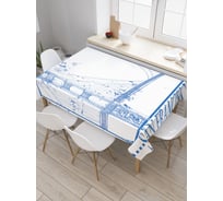 Прямоугольная скатерть JoyArty Печать Сан-Франциско из сатена tc_5397_120x145