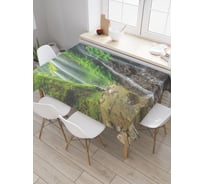 Прямоугольная скатерть JoyArty Лесное путишествие из сатена tc_21809_120x145