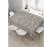 Прямоугольная скатерть JoyArty Орнаментальная плитка из сатена tc_28794_120x145