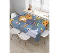 Прямоугольная скатерть JoyArty Красивая ведьма из сатена tc_6038_120x145