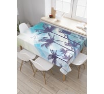 Прямоугольная скатерть JoyArty Пляжное явление из сатена tc_21008_120x145