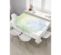 Прямоугольная скатерть JoyArty Кружевная мандала из сатена tc_35471_120x145