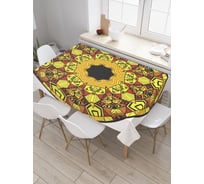 Прямоугольная скатерть JoyArty Культурные ценности из сатена tc_18668_120x145