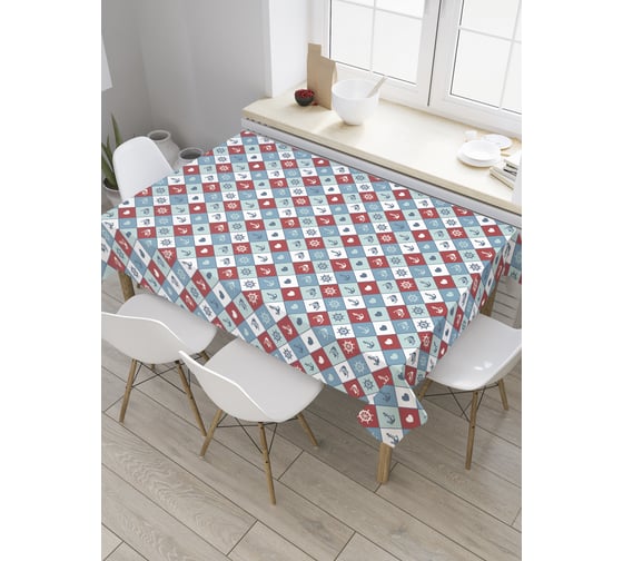 Прямоугольная скатерть JoyArty Парусники и корабли из сатена tc_31857_120x145 1