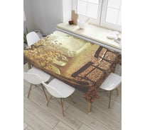 Прямоугольная скатерть JoyArty Лесная беседа из сатена tc_8294_120x145