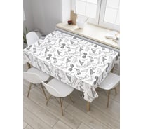 Прямоугольная скатерть JoyArty Купальники и плавки из сатена tc_32598_120x145