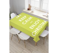Прямоугольная скатерть JoyArty Наслаждайся рождеством из сатена tc_6713_120x145