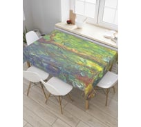 Прямоугольная скатерть JoyArty Лес в красках из сатена tc_6885_120x145