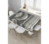 Прямоугольная скатерть JoyArty Печатная машинка из сатена tc_8289_120x145