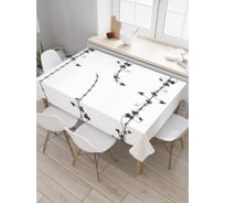 Прямоугольная скатерть JoyArty Плющ на колючей проволоке из сатена tc_9999_120x145