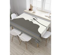 Прямоугольная скатерть JoyArty Легкое дыхание из сатена tc_32616_120x145