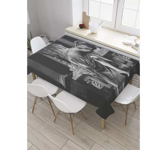 Прямоугольная скатерть JoyArty Падший ангел из сатена tc_9952_120x145 1