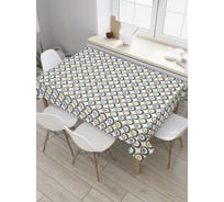 Прямоугольная скатерть JoyArty Круглые диски из сатена tc_31800_120x145