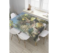 Прямоугольная скатерть JoyArty Океанская история из сатена tc_9240_120x145