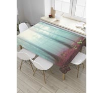 Прямоугольная скатерть JoyArty Лесная потеря из сатена tc_8402_120x145