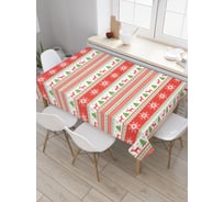 Прямоугольная скатерть JoyArty Норвежские олени из сатена tc_37103_120x145