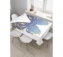 Прямоугольная скатерть JoyArty Орнаментальная бабочка из сатена tc_31425_120x145
