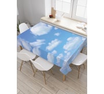 Прямоугольная скатерть JoyArty Небесная тишина из сатена tc_5607_120x145