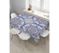 Прямоугольная скатерть JoyArty Орнамент мандала из сатена tc_31644_120x145
