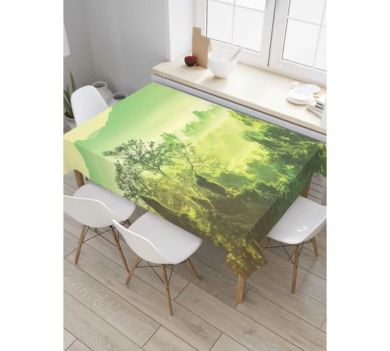 Прямоугольная скатерть JoyArty Лесные странствия из сатена tc_7522_120x145 1