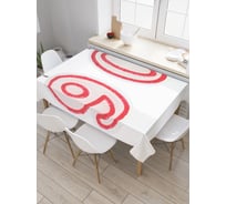 Прямоугольная скатерть JoyArty Красные свечи из сатена tc_33329_120x145