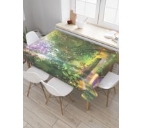 Прямоугольная скатерть JoyArty Лесное удивление из сатена tc_23084_120x145