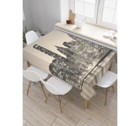 Прямоугольная скатерть JoyArty Ночное отражение мегаполиса из сатена tc_38162_120x145