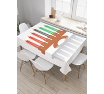 Прямоугольная скатерть JoyArty Подсвечник перфекциониста из сатена tc_5868_120x145