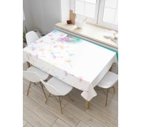 Прямоугольная скатерть JoyArty Одуванчиковая радуга из сатена tc_7048_120x145