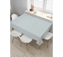 Прямоугольная скатерть JoyArty Маленькие розовые цветы из сатена tc_258464_120x145