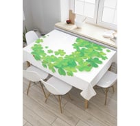 Прямоугольная скатерть JoyArty Клеверная луна из сатена tc_6111_120x145