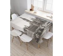 Прямоугольная скатерть JoyArty Ночной старый город из сатена tc_38174_120x145