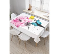 Прямоугольная скатерть JoyArty Лицо природы из сатена tc_29677_120x145