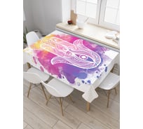 Прямоугольная скатерть JoyArty Красочный амулет из сатена tc_19266_120x145