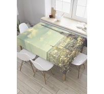 Прямоугольная скатерть JoyArty Парижский край из сатена tc_8952_120x145