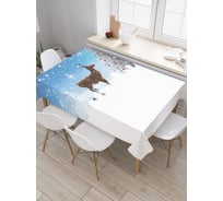 Прямоугольная скатерть JoyArty Олень верит чудеса из сатена tc_5744_120x145