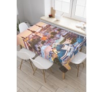 Прямоугольная скатерть JoyArty Ночной Таллин из сатена tc_37424_120x145