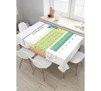 Прямоугольная скатерть JoyArty Периодическая система химических элементов tc_378494_120x145