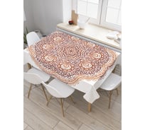 Прямоугольная скатерть JoyArty Нежная мандала из сатена tc_4829_120x145