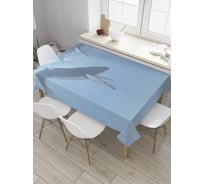 Прямоугольная скатерть JoyArty Пара китов из сатена tc_9228_120x145