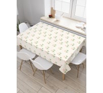 Прямоугольная скатерть JoyArty Поле из роз из сатена tc_30657_120x145