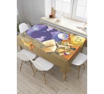 Прямоугольная скатерть JoyArty Окно в башне из сатена tc_33722_120x145