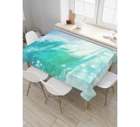 Прямоугольная скатерть JoyArty На крутой волне из сатена tc_4485_120x145