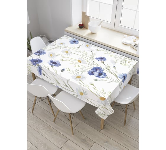 Прямоугольная скатерть JoyArty Полевое счастье из сатена tc_9117_120x145 1