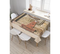 Прямоугольная скатерть JoyArty Подкова на счастье из сатена tc_9789_120x145