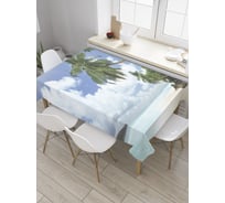 Прямоугольная скатерть JoyArty Пляжная мечта из сатена tc_8978_120x145