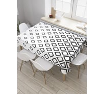 Прямоугольная скатерть JoyArty Красота геометрических ромбов из сатена tc_28135_120x145