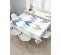 Прямоугольная скатерть JoyArty Переменчивые стрелки из сатена tc_4328_120x145