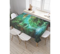 Прямоугольная скатерть JoyArty Лесная фантазия из сатена tc_30942_120x145