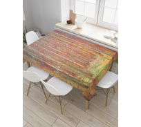 Прямоугольная скатерть JoyArty Лесной простор из сатена tc_7331_120x145